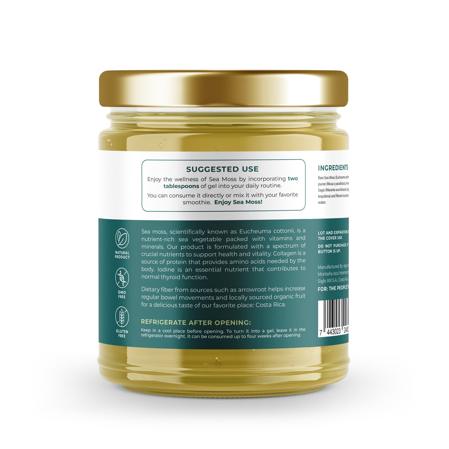 Sea Moss Gel (Banana)