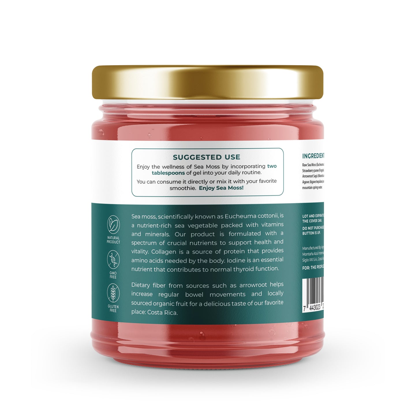 Sea Moss Gel (Strawberry)
