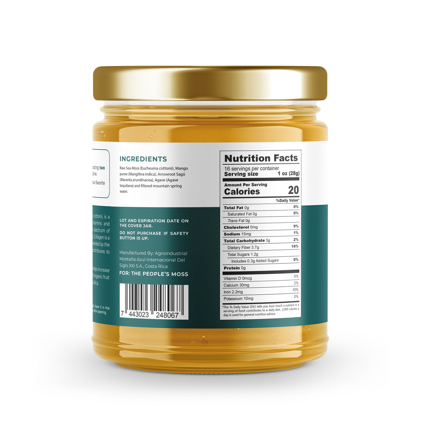 Sea Moss Gel (Mango)