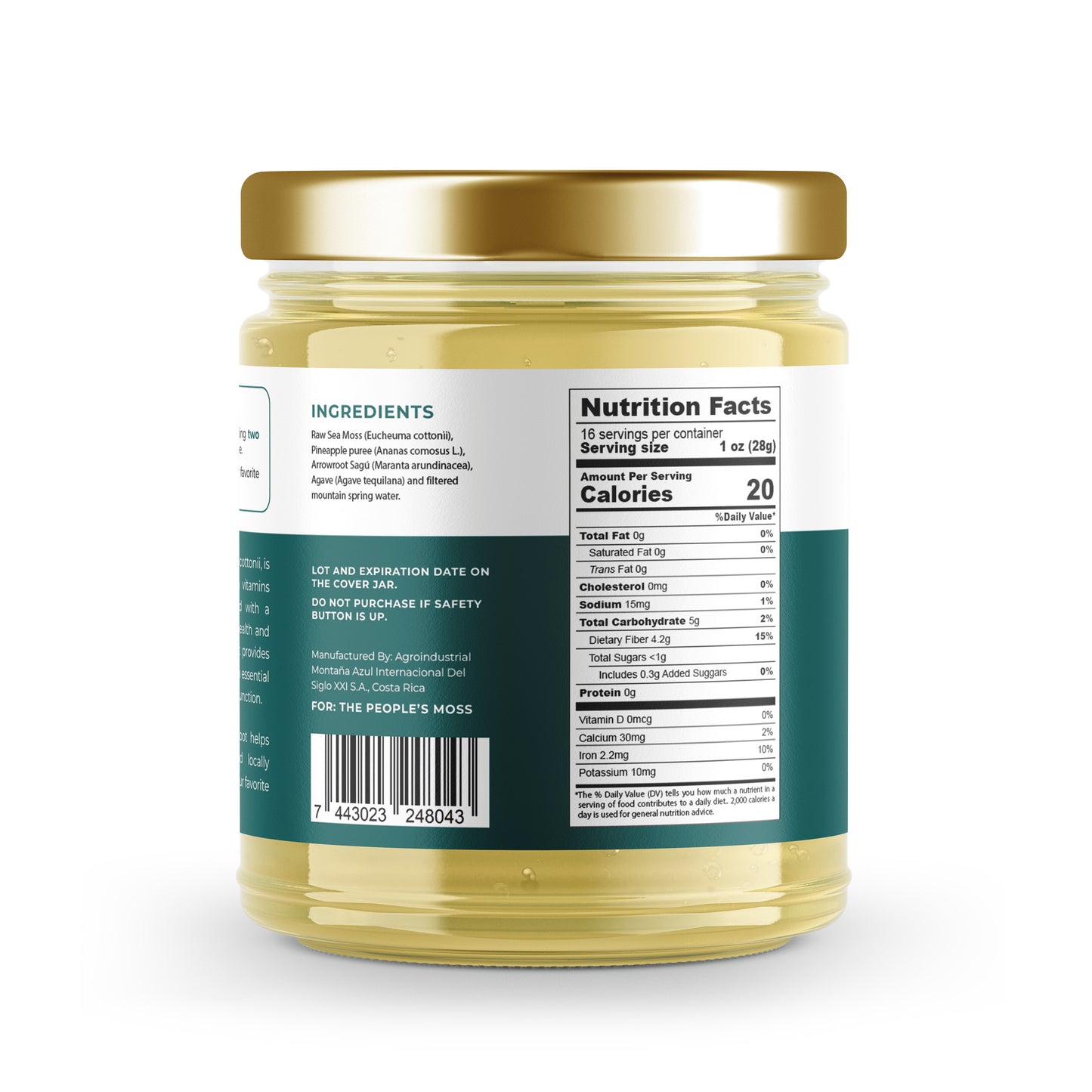 Sea Moss Gel (Pineapple)