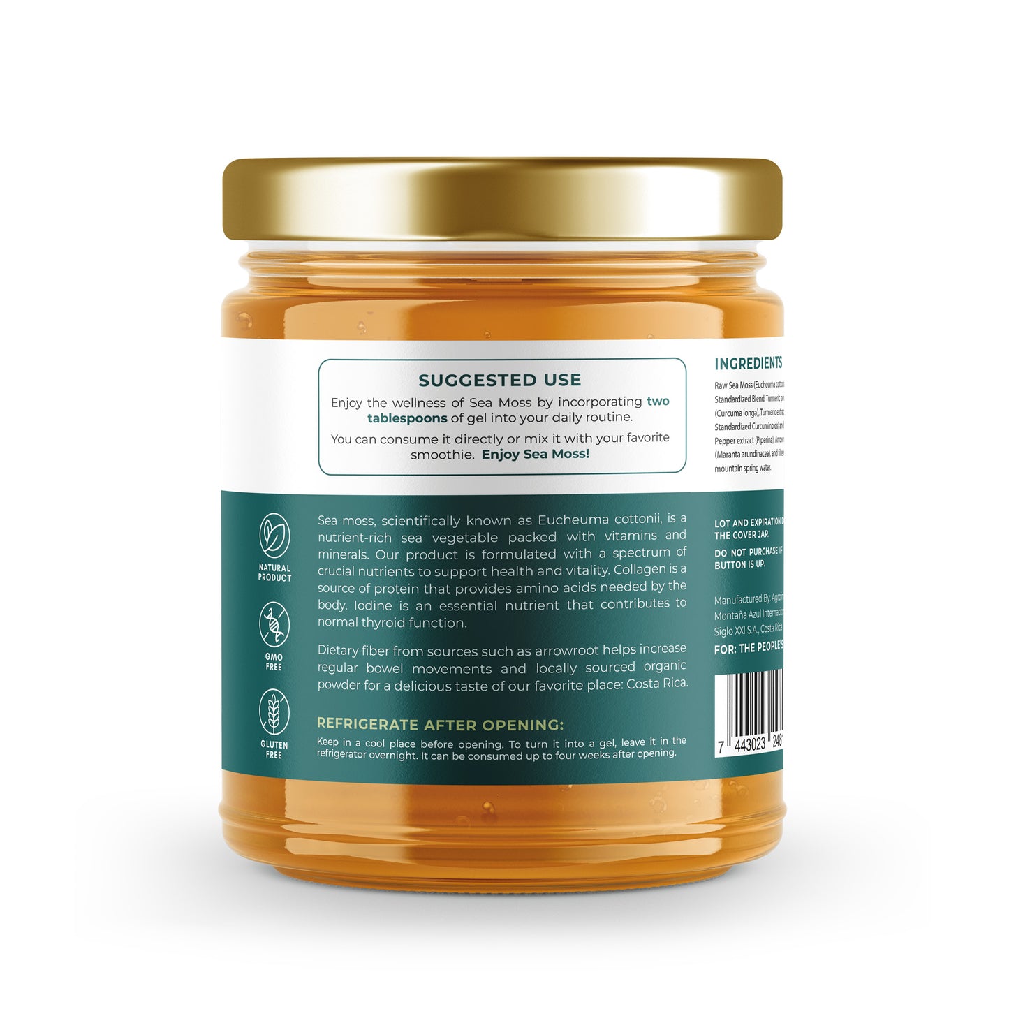 Sea Moss Gel [With Turmeric]