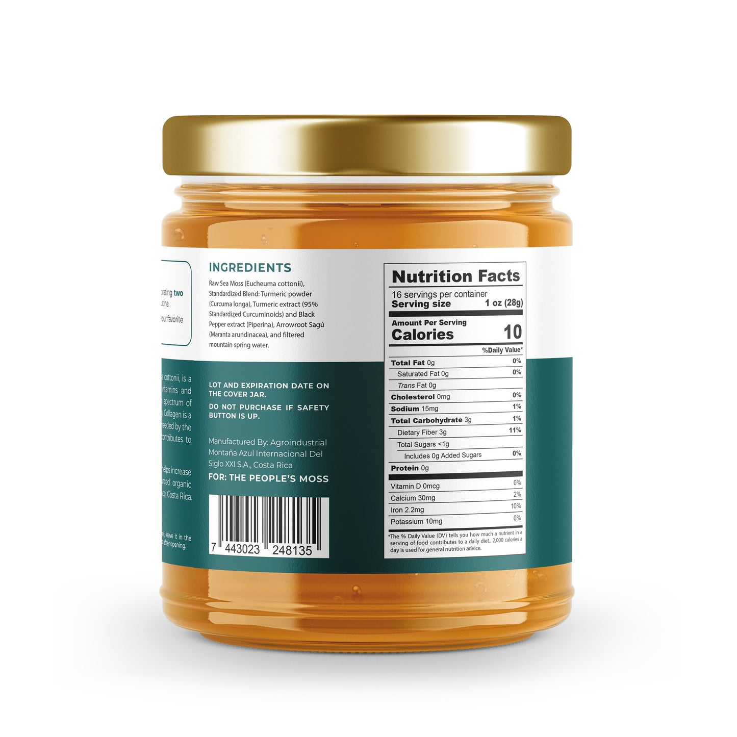 Sea Moss Gel [With Turmeric]